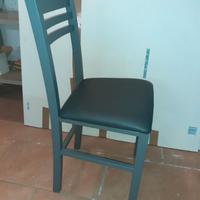 6 sedie grigie moderne da salotto