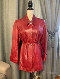 Elegante giacca da donna in vera pelle