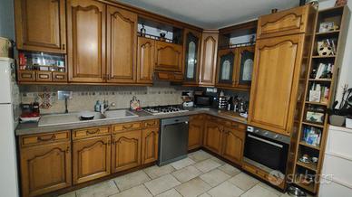 cucina componibilie in rovere chiaro