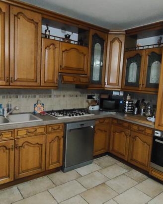 cucina componibilie in rovere chiaro