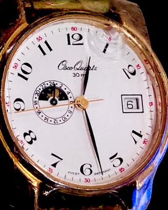 Orologio oro con fasi lunari completo Svizzero