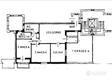 Appartamento con ampio terrazzo