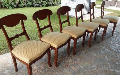 Sei sedie stile classico - realizzo