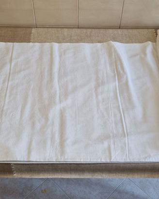 tende da interno in cotone liscio colore bianco