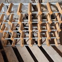 portabottiglie in legno