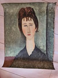 Riproduzione Olio su Tela di Amedeo Modigliani