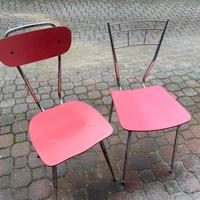 Coppia di sedie in formica
