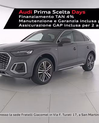 Audi Q5 sportback 40 2.0 tdi mhev 12v s line plus