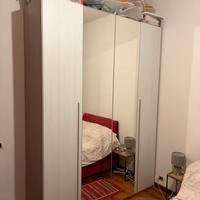 Armadio 4 ante con specchio – già smontato