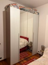 Armadio 4 ante con specchio – già smontato