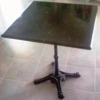 TAVOLO BISTROT marmo e ghisa