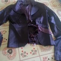 Blazer viola lucido