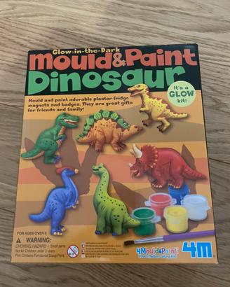 Kit dinosauri magneti e spille