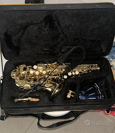Sassofono in ottone per bambini con borsa