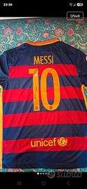 Maglia Messi Barcellona autografata a mano con COA