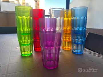 Bicchieri cocktail plastica