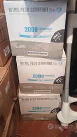 Guanti in nitrile senza polvere misura S