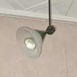 Lampada a sospensione / faretto soffitto in vetro