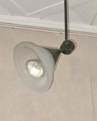 Lampada a sospensione / faretto soffitto in vetro