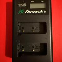 2 batterie fotocamera Nikon + carica dual USB