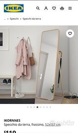 specchio da terra Ikea