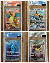 RIBASSO Collezione carte Pokemon 151 graad 9.5 ita