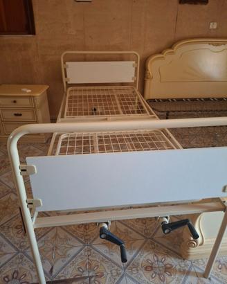 Letto in ferro rialzabile