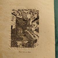Stampa vintage “Amalfi – Valle dei Mulini” su Cart