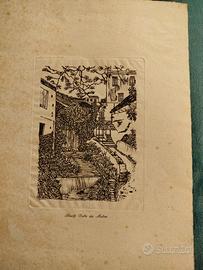 Stampa vintage “Amalfi – Valle dei Mulini” su Cart