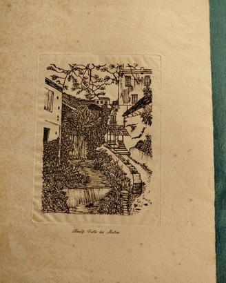 Stampa vintage “Amalfi – Valle dei Mulini” su Cart