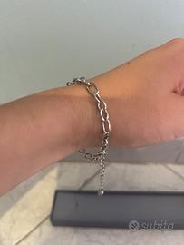Bracciale donna catena acciaio Sagapo