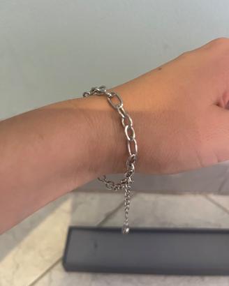 Bracciale donna catena acciaio Sagapo