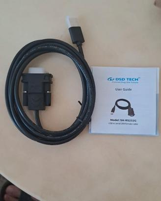 DSD TECH SH-RS232G Cavo femmina da USB a DB9 seria