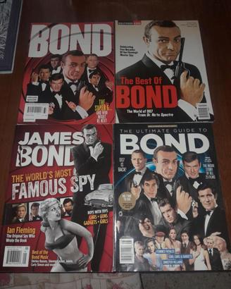 LOTTO 4 RIVISTE IMPORTAZIONE USA UK JAMES BOND 007