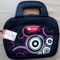 Borsa custodia nera netbook da 7" a 10" con tracol