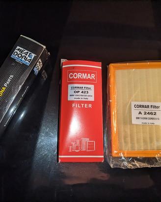 Kit 3 filtri nuovi per tagliando BMW serie 1 116d 