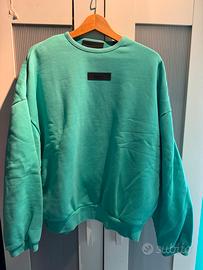 Essentials Fear of God real torquoise hoodie rare