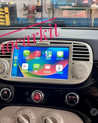 Car Tablet Android Fiat 500 Abarth CarPlay