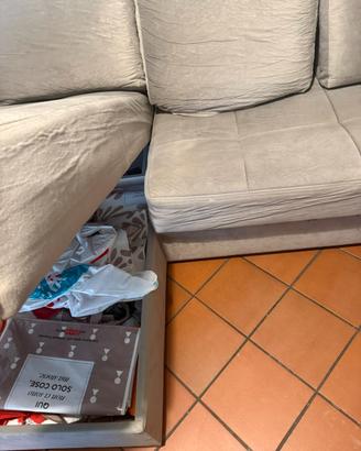 Divano mondoconvenienza contenitore con penisola