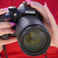 Nikon D3200 con obbiettivo 18-105mm
