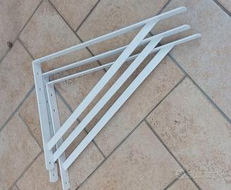 Staffe per mensola portata 300kg - 50cm x 32 cm
