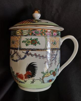 Tazza/Tisaniera dipinta a mano
