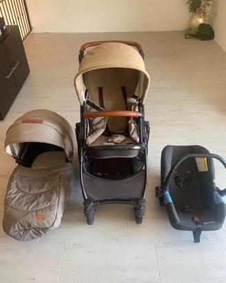 Trio ovetto+culla+passeggino (Kinderkraft)