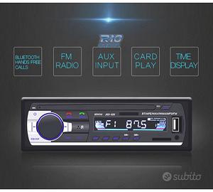 AUTORADIO 1 DIN BLUETOOTH MP3 USB SD AUX