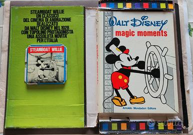 Walt Disney librone e bobina pellicola animata