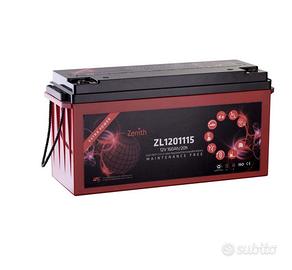 BATTERIE SERVIZI ZENITH NAUTICA AGM - 12 V 160 AH