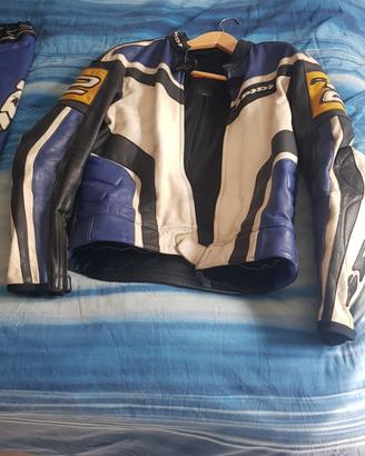 Tuta SPIDI due pezzi ,guanti e casco