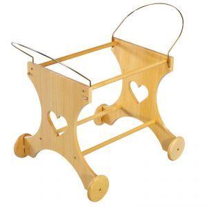 Carrello per culla in legno