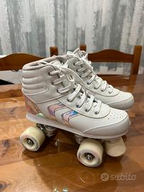 Pattini 4 ruote nuovi+protezioni