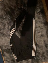 Adidas pantaloni tuta neri
